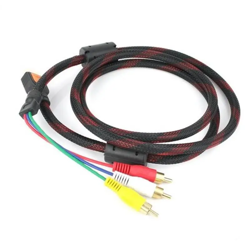 HDMI To Color Difference Line High-definition HDMI To 3RCA AV Red. Yellow. White Audio Cable
HDMI To Color Difference Line High-definition HDMI To 3RCA AV Red. Yellow. White Audio Cable