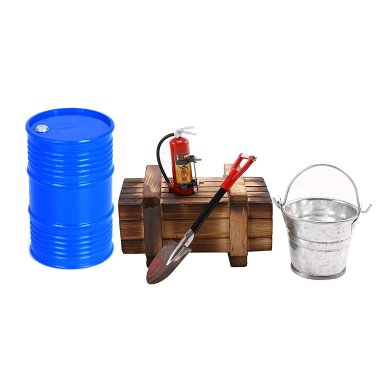 5PCS RC Crawler Car Simulation Decoration Fire Extinguisher Oil Drum Shovel for Axial 1/10 SCX10 TRX4 RC Car Parts,A
5PCS RC Crawler Car Simulation Decoration Fire Extinguisher Oil Drum Shovel for Axial 1/10 SCX10 TRX4 RC Car Parts,A