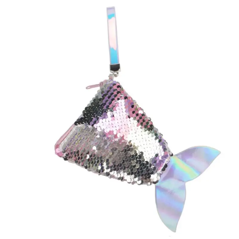 Women Sequins Fish Tail Coin Card Key Ring Wallet Pouch Mini Purse Zipper Small Change Bag
Women Sequins Fish Tail Coin Card Key Ring Wallet Pouch Mini Purse Zipper Small Change Bag