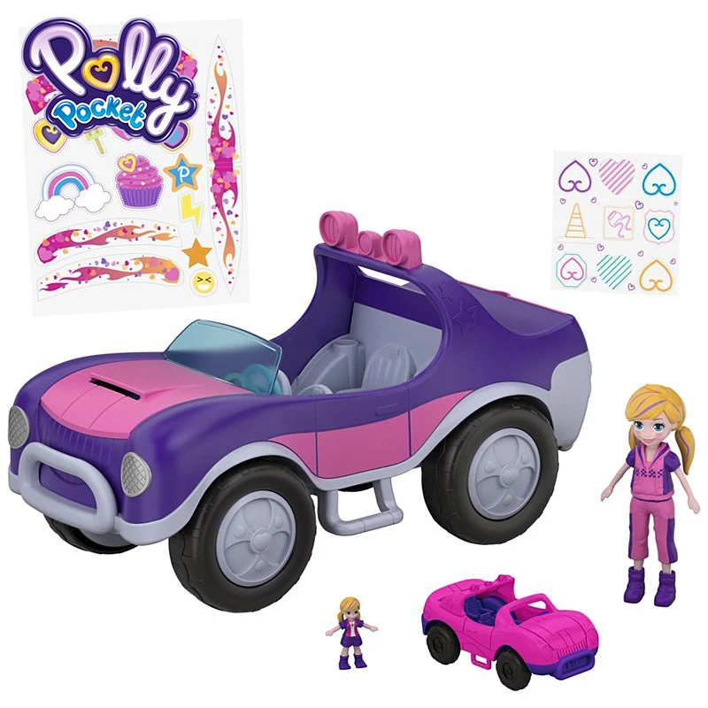 Polly Pocket Mini Dolls детские игрушки автомобиль секретная утилита сделай сам стикер