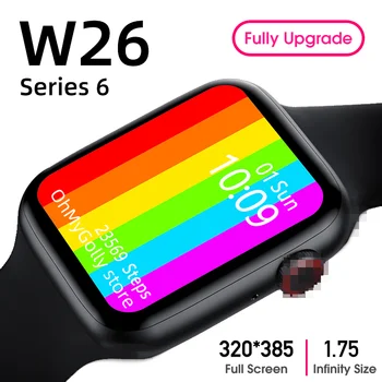 Smartwatch IWO W26 Watch 6 Bluetooth Smart Watch Thermometer ECG Heart Rate Temperature PK IWO 8 IWO 13 12 10 x6 x7 t500 t600
Smartwatch IWO W26 Watch 6 Bluetooth Smart Watch Thermometer ECG Heart Rate Temperature PK IWO 8 IWO 13 12 10 x6 x7 t500 t600