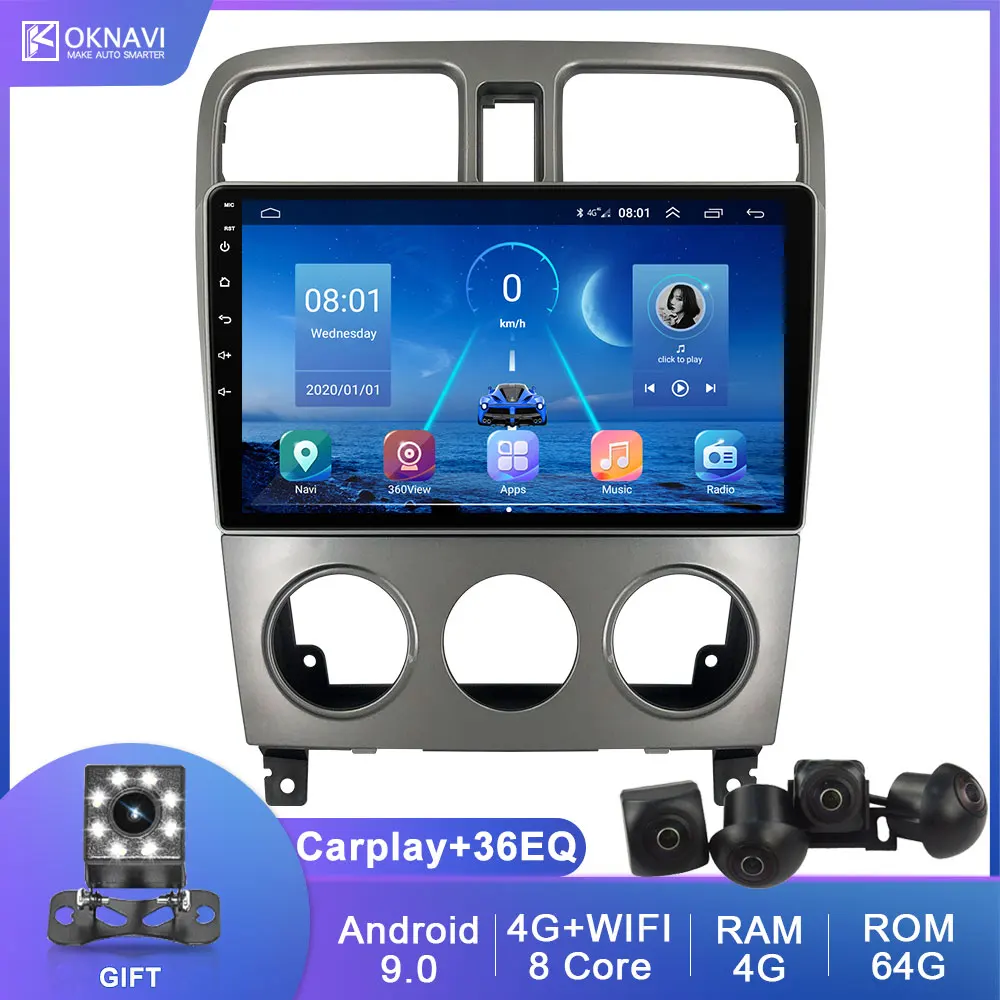 Android 9.0 For Subaru Forester 2004-2008 Car Multimedia Player DSP Carplay WIFI 4G Navigation GPS With Camera Mic 2 Din Radio
Android 9.0 For Subaru Forester 2004-2008 Car Multimedia Player DSP Carplay WIFI 4G Navigation GPS With Camera Mic 2 Din Radio
