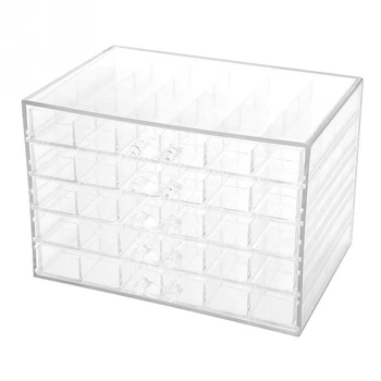 120 Grids Transparent Nail Art Decoration Storage Box Rhinestones Beads Accessories Display Container Case Manicure Tool 
120 Grids Transparent Nail Art Decoration Storage Box Rhinestones Beads Accessories Display Container Case Manicure Tool