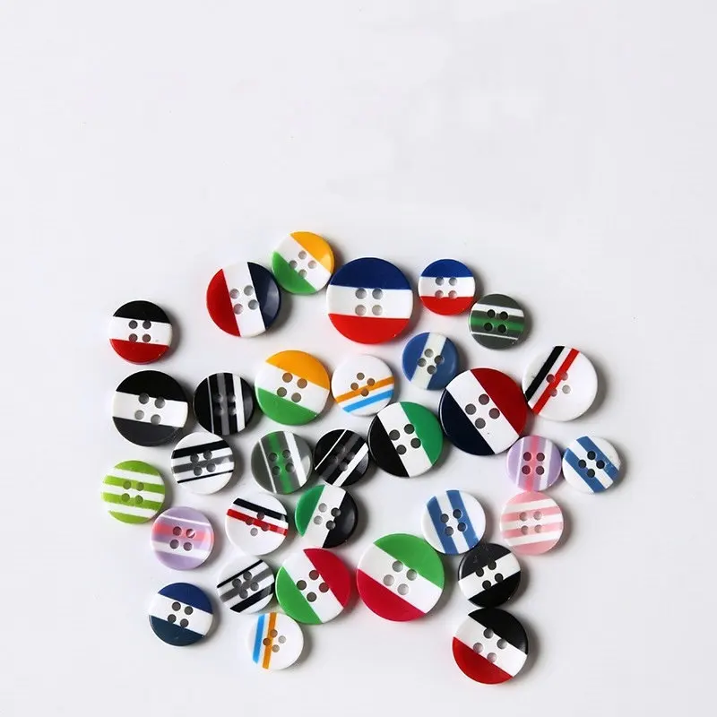 Candy Colored Resin Tricolor Buttons children's sweater coat with multi-layer colored buttons
Candy Colored Resin Tricolor Buttons children's sweater coat with multi-layer colored buttons