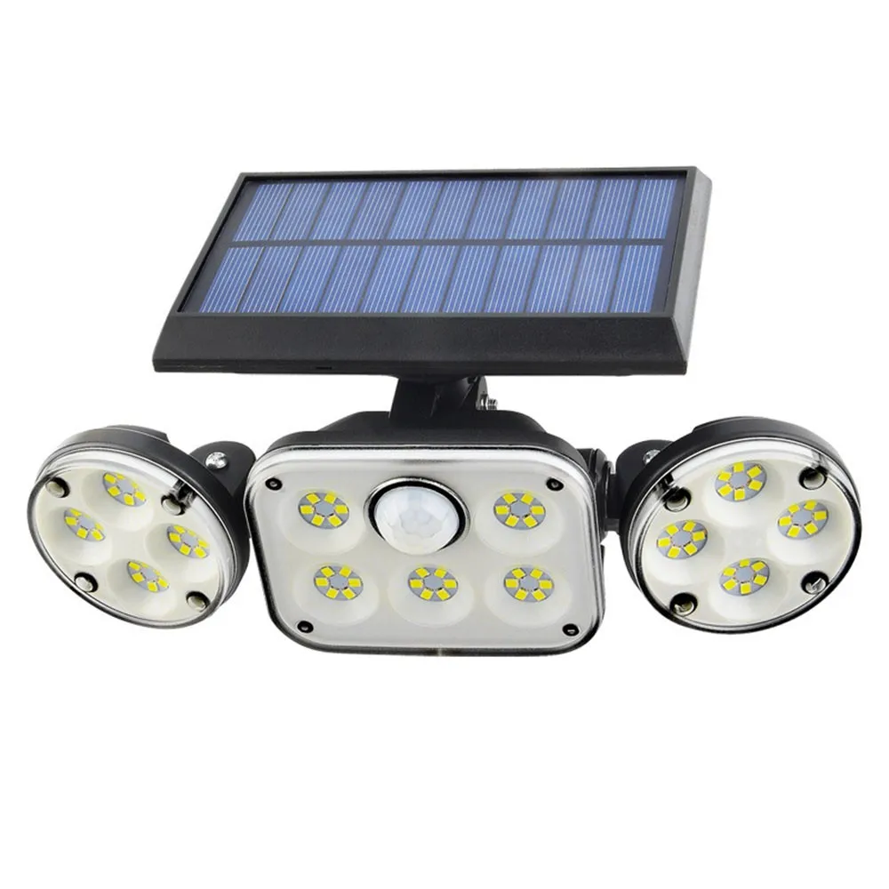 Outdoor Bright LED Solar Light PIR Motion Sensor Security Lights, 3 Adjustable Heads Waterproof Wall Lamp for Porch Patio Garage
Outdoor Bright LED Solar Light PIR Motion Sensor Security Lights, 3 Adjustable Heads Waterproof Wall Lamp for Porch Patio Garage