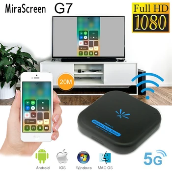 Mirascreen HDMI Wireless Dongle G7 5G 2.4G 1080P 4K Fire TV stick Miracast Airplay Receiver Wifi Dongle mirror Screen streamer
Mirascreen HDMI Wireless Dongle G7 5G 2.4G 1080P 4K Fire TV stick Miracast Airplay Receiver Wifi Dongle mirror Screen streamer