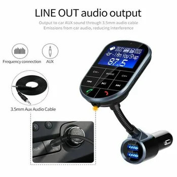 BC37 Bluetooth Car MP3 Player FM Transmitter Hands Free Wireless TF U-disk USB Charger FM Modulator Car Accessories
BC37 Bluetooth Car MP3 Player FM Transmitter Hands Free Wireless TF U-disk USB Charger FM Modulator Car Accessories
