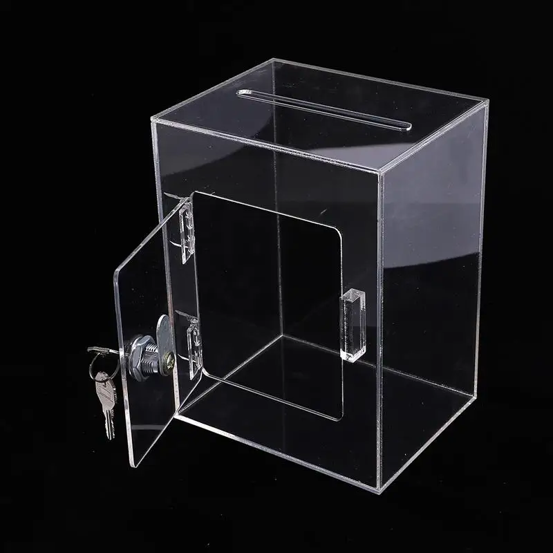 Acrylic Suggestions Box With Lock Transparent Fundraising Box With Keylock Suggestion Charity Donation Box For Ballot Survey
Acrylic Suggestions Box With Lock Transparent Fundraising Box With Keylock Suggestion Charity Donation Box For Ballot Survey