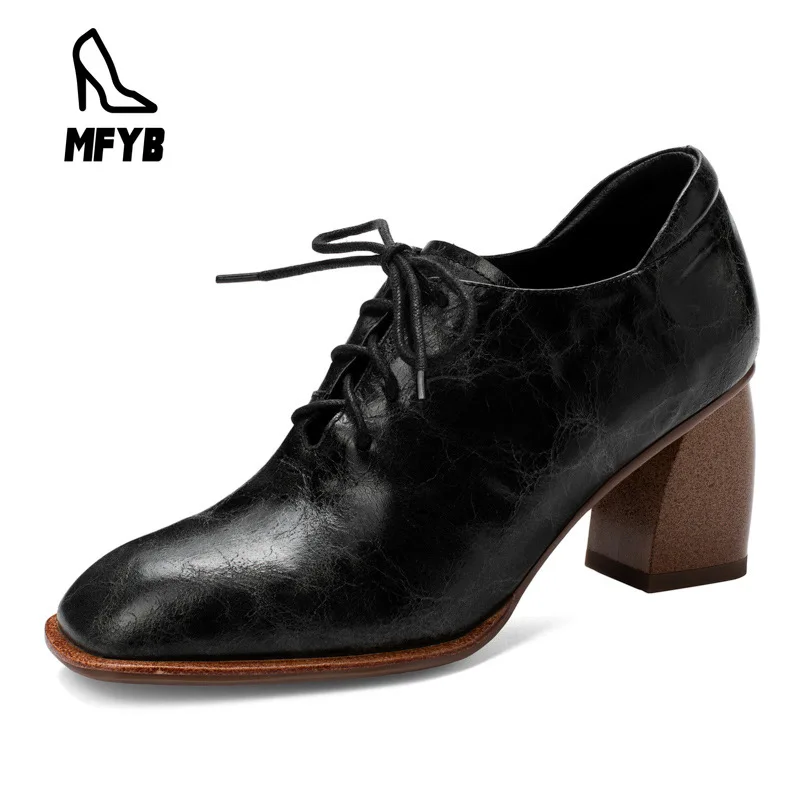 MFYB Women's Boots Fall 2019 New Fashion High Heel Square Toe Women's Shoes 35-43 Large Size Front Lace-up Leather Nude Boots
MFYB Women's Boots Fall 2019 New Fashion High Heel Square Toe Women's Shoes 35-43 Large Size Front Lace-up Leather Nude Boots
