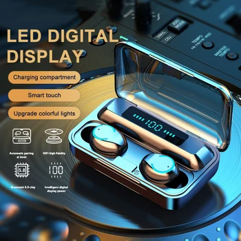 New 2020 F9-9 TWS Touch Type C Breathing Light Bluetooth Earphone Sports Stereo Wireless Bluetooth 5.0 Headphone
New 2020 F9-9 TWS Touch Type C Breathing Light Bluetooth Earphone Sports Stereo Wireless Bluetooth 5.0 Headphone