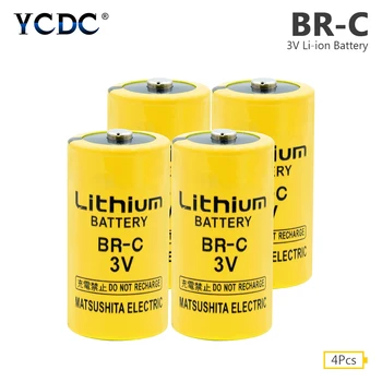 4pcs BR-C Lithium Battery 3V 2200mAh PLC FANUC C Size Cell Li-ion Back Up Batteries For doorbell Fanuc Control CNC System
4pcs BR-C Lithium Battery 3V 2200mAh PLC FANUC C Size Cell Li-ion Back Up Batteries For doorbell Fanuc Control CNC System