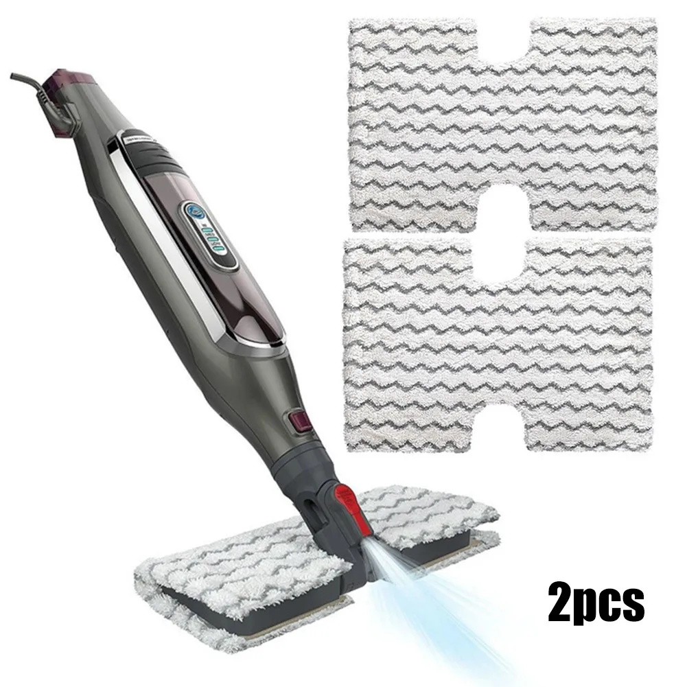 2Pcs Steam Cleaning Cloths Mop Pads For Shark S3973D S5003D S6001 S6002 S6003 3973WM S5001 S5002 Lasting Power | Дом и сад