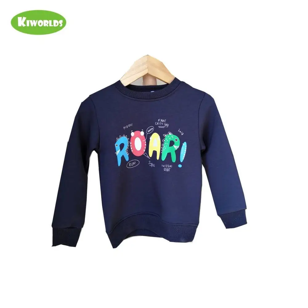 2019 Autumn Winter High quality boy long sleeve cotton royal blueT-shirts with double-deck velvet warm tees for kids
2019 Autumn Winter High quality boy long sleeve cotton royal blueT-shirts with double-deck velvet warm tees for kids