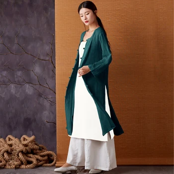 COIGARSAM Chinese Style Shirt Womens tops New Spring Summer Cotton Linen Full Sleeve Women shirts Dark Green White Red 3160
COIGARSAM Chinese Style Shirt Womens tops New Spring Summer Cotton Linen Full Sleeve Women shirts Dark Green White Red 3160