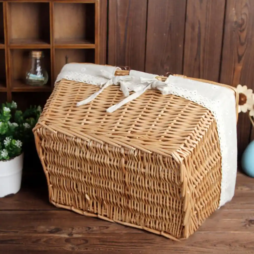 fruit organizer bread snack storage basket picnic bag gift