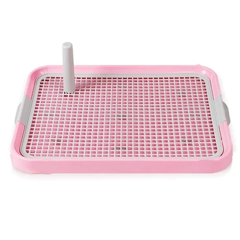 Lattice Dog Toilet Potty Pet Toilet For Dogs Cat Puppy Litter Tray Training Toilet Easy To Clean Pet Product Pink 
Lattice Dog Toilet Potty Pet Toilet For Dogs Cat Puppy Litter Tray Training Toilet Easy To Clean Pet Product Pink