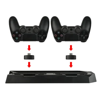 Vertical Cooling Stand with Classic Colors Game Console Simple Enduring Dual Charger Dock Station for Sony PS4
Vertical Cooling Stand with Classic Colors Game Console Simple Enduring Dual Charger Dock Station for Sony PS4