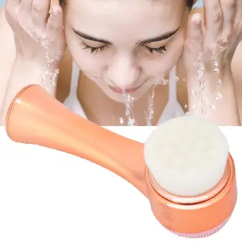 Portable Brush Double-Sided Face Deep Cleaning Massage Brush Tool Rose Gold Color Beauty Care Tool
Portable Brush Double-Sided Face Deep Cleaning Massage Brush Tool Rose Gold Color Beauty Care Tool