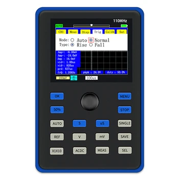 DSO1C15 Professional Digital Oscilloscope 500MS/S Sampling Rate 110MHz Analog Bandwidth Support Waveform Storage
DSO1C15 Professional Digital Oscilloscope 500MS/S Sampling Rate 110MHz Analog Bandwidth Support Waveform Storage