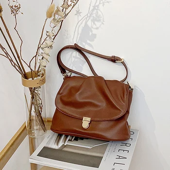 Ellacey Retro Classic Flap Bag For Women Cloud Bag Soft Leather Bag Single Shoulder Crossbody Mini Flap Bag Female Bread Handbag
Ellacey Retro Classic Flap Bag For Women Cloud Bag Soft Leather Bag Single Shoulder Crossbody Mini Flap Bag Female Bread Handbag