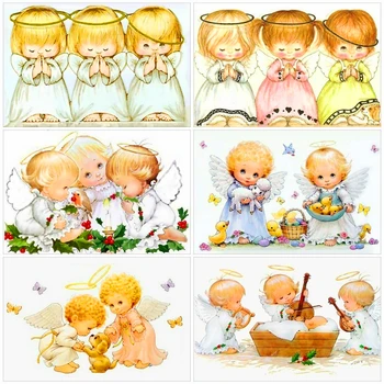 AZQSD Diamond Painting Cartoon Angels Wall Art DIY Christmas Gift Diamond Embroidery Mosaic Needlework Full Square Home Decor
AZQSD Diamond Painting Cartoon Angels Wall Art DIY Christmas Gift Diamond Embroidery Mosaic Needlework Full Square Home Decor
