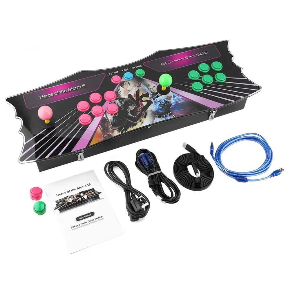 999 in 1 Classical Arcade Games Station with Super High Video Resolution Providing Fluent Game Control Experience
999 in 1 Classical Arcade Games Station with Super High Video Resolution Providing Fluent Game Control Experience