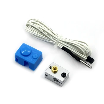New E3D-V6 Aluminum Block Silicone Sleeve High Temperature Protection Silicone+ Thermistor Line for 3D Printer Accessories
New E3D-V6 Aluminum Block Silicone Sleeve High Temperature Protection Silicone+ Thermistor Line for 3D Printer Accessories