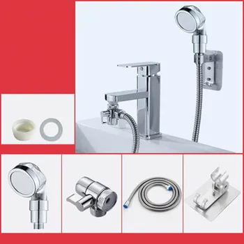 Bathroom Face Wash Basin Hair Wash Sprayer Handheld Mini Shower Head Set Supercharging, Filtering, Easy To Install
Bathroom Face Wash Basin Hair Wash Sprayer Handheld Mini Shower Head Set Supercharging, Filtering, Easy To Install