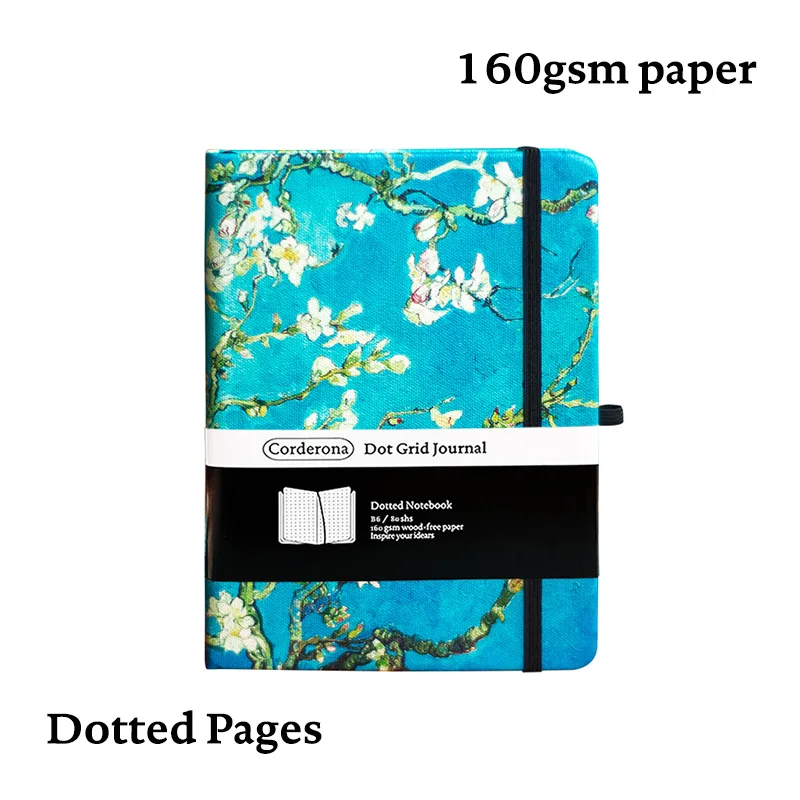 B6 Bullet Journal, 160g, Dotted Notebook, Dot Grid Bujo, Vincent Van Gogh Blossoming Almond Tree, Travel Planner Diary
B6 Bullet Journal, 160g, Dotted Notebook, Dot Grid Bujo, Vincent Van Gogh Blossoming Almond Tree, Travel Planner Diary