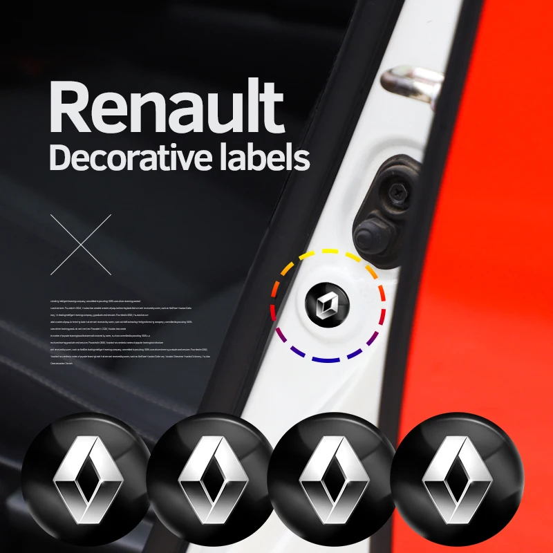 4 шт. ПВХ дверные амортизирующие прокладки для Renault Kadjar Duster Clio 2 Wind Captur Koleos Megane Kaptur