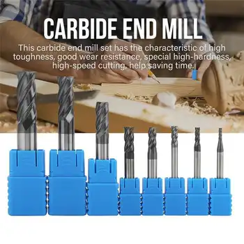 1Piece 4 Flutes Carbide End Mill 1/ 2/ 3 /4 /6 /8 /10/ 12mm Carbide Tungsten Steel Milling Cutter Tool CNC Machine EndMills
1Piece 4 Flutes Carbide End Mill 1/ 2/ 3 /4 /6 /8 /10/ 12mm Carbide Tungsten Steel Milling Cutter Tool CNC Machine EndMills