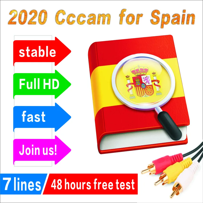 Newest 2020 most stable cccam oscam for Europe portugal poland Spain Satellite tv Receiver 6/7/8 lines WIFI FULL HD DVB-S2 Suppo
Newest 2020 most stable cccam oscam for Europe portugal poland Spain Satellite tv Receiver 6/7/8 lines WIFI FULL HD DVB-S2 Suppo