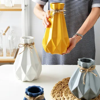 Nordic minimalist ceramic vase ornaments living room wine cabinet decorated with watertead dry flower size flower-size flowerer 
Nordic minimalist ceramic vase ornaments living room wine cabinet decorated with watertead dry flower size flower-size flowerer