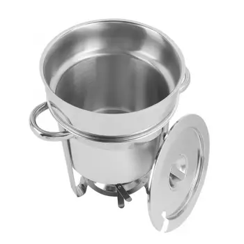 7L Large Capacity Stainless Steel Round Soup Chafer Pot Boiler Heater for Buffet Catering Kitchen Tools
7L Large Capacity Stainless Steel Round Soup Chafer Pot Boiler Heater for Buffet Catering Kitchen Tools