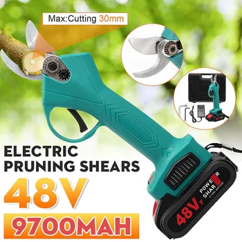500W 48V Rechargeable Electric Pruning Scissors Pruning Shears Garden Pruner Secateur Branch Cutter Cutting Tool w/1x Battery
500W 48V Rechargeable Electric Pruning Scissors Pruning Shears Garden Pruner Secateur Branch Cutter Cutting Tool w/1x Battery