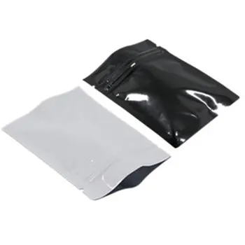 100PCS/ Lot Flat Self Seal Ziplock Packaging Bag Food Sugar Spice Coffee Storage Pouches Black White Aluminum Foil Package Bags
100PCS/ Lot Flat Self Seal Ziplock Packaging Bag Food Sugar Spice Coffee Storage Pouches Black White Aluminum Foil Package Bags