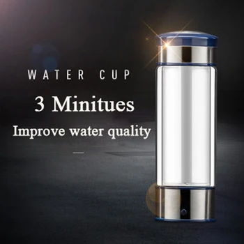 Portable USB Rechargeable Hydrogen Rich Water Generator lonizer Alkaline Energy H2 Healthy Smart Bottle Anti Aging 430ml
Portable USB Rechargeable Hydrogen Rich Water Generator lonizer Alkaline Energy H2 Healthy Smart Bottle Anti Aging 430ml