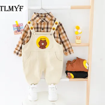 Baby boy 2 pc/set Plaid Shirt and Cute bear suspenders Spring wear 20200313-6
Baby boy 2 pc/set Plaid Shirt and Cute bear suspenders Spring wear 20200313-6