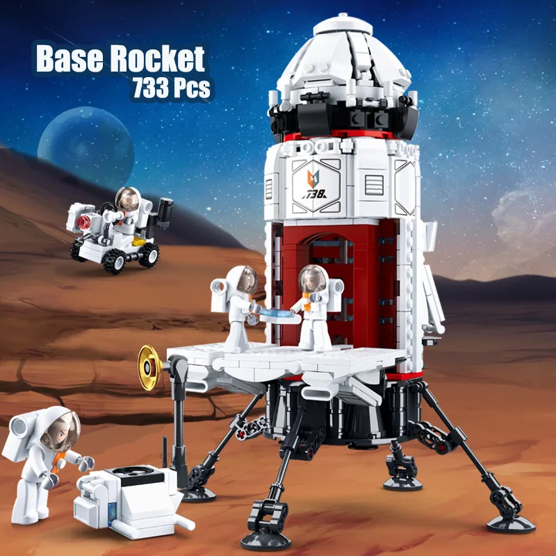 Sluban Technic Blocks Base Rocket Building Blocks 733Pcs DIY Educational Toys For Children Constructor With Action Figure 2020
Sluban Technic Blocks Base Rocket Building Blocks 733Pcs DIY Educational Toys For Children Constructor With Action Figure 2020