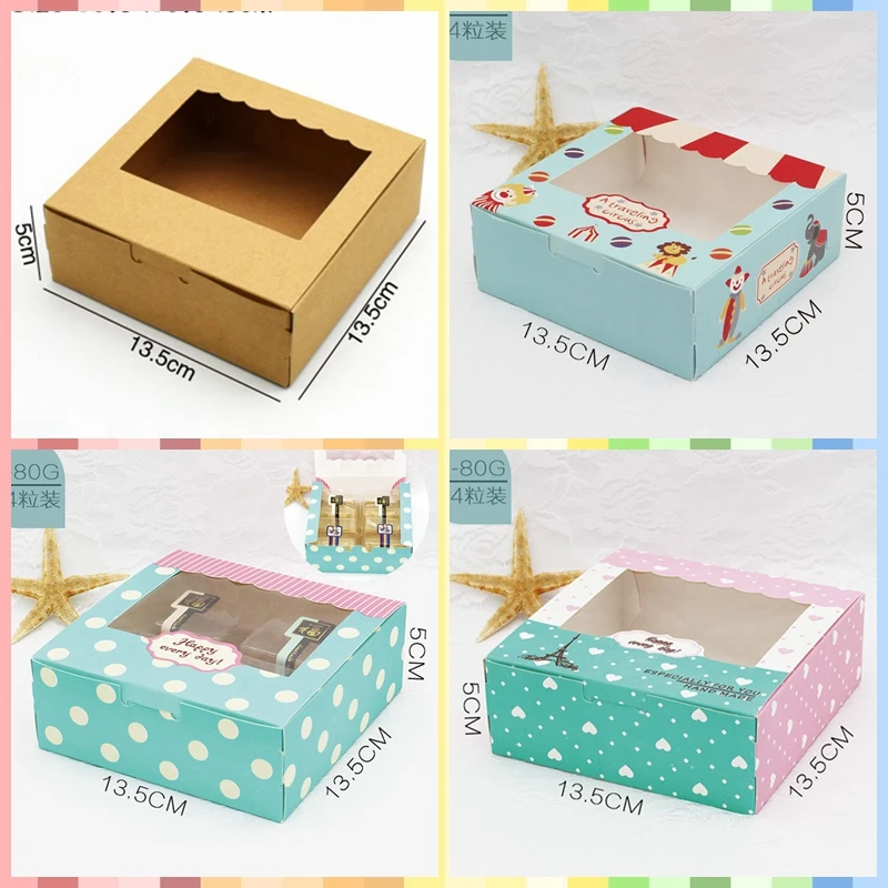 13.5*13.5*5cm Packaging Paper Box with Clear Window Gift Box Packaging For Sweets Cookie Box Wedding Candy Box Party Supplies
13.5*13.5*5cm Packaging Paper Box with Clear Window Gift Box Packaging For Sweets Cookie Box Wedding Candy Box Party Supplies