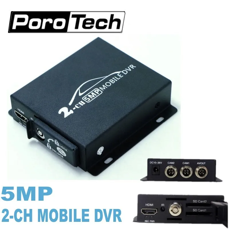 

10PCS/LOT 2CH MINI mobile dvr HD 1080P 2 Channel SD DVR support 128GB/CVBS/AHD 5.0MP mini vehicle DVR with remote control