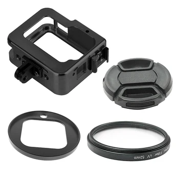 CNC Aluminum Alloy Housing Shell Case Protective Cage with Lens Cover & Filter & Filter Adapter for GoPro Hero 8
CNC Aluminum Alloy Housing Shell Case Protective Cage with Lens Cover & Filter & Filter Adapter for GoPro Hero 8