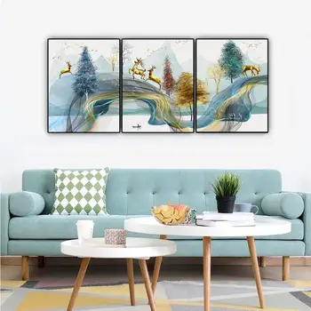 Cassisy Canvas Painting 3pane Running Elk Tree Abstract Wall Art Poster And Prints Modern Living Room Bedroom Home Decor Picture
Cassisy Canvas Painting 3pane Running Elk Tree Abstract Wall Art Poster And Prints Modern Living Room Bedroom Home Decor Picture