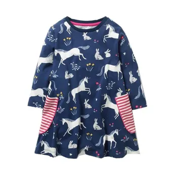 Long Sleeve Unicorn Print Dress for Toddler Girls Dresses Winter 2019 2-7Y
Long Sleeve Unicorn Print Dress for Toddler Girls Dresses Winter 2019 2-7Y