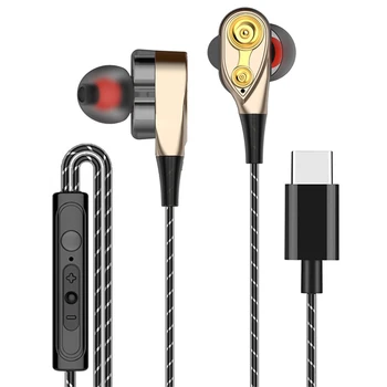 Type-C In Ear Earphones Headset with Microphone Stereo Earbuds Type-C Earphone for Xiaomi Mi 9 8 6 SE 6X Huawei P20 P30 Honor 10
Type-C In Ear Earphones Headset with Microphone Stereo Earbuds Type-C Earphone for Xiaomi Mi 9 8 6 SE 6X Huawei P20 P30 Honor 10