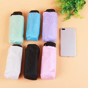 Female Gift Sunny and Rainy Mini Pocket umbrella Small Sun Parasol Anti-UV 1Pcs Five Folding Umbrellas Waterproof Portable
Female Gift Sunny and Rainy Mini Pocket umbrella Small Sun Parasol Anti-UV 1Pcs Five Folding Umbrellas Waterproof Portable