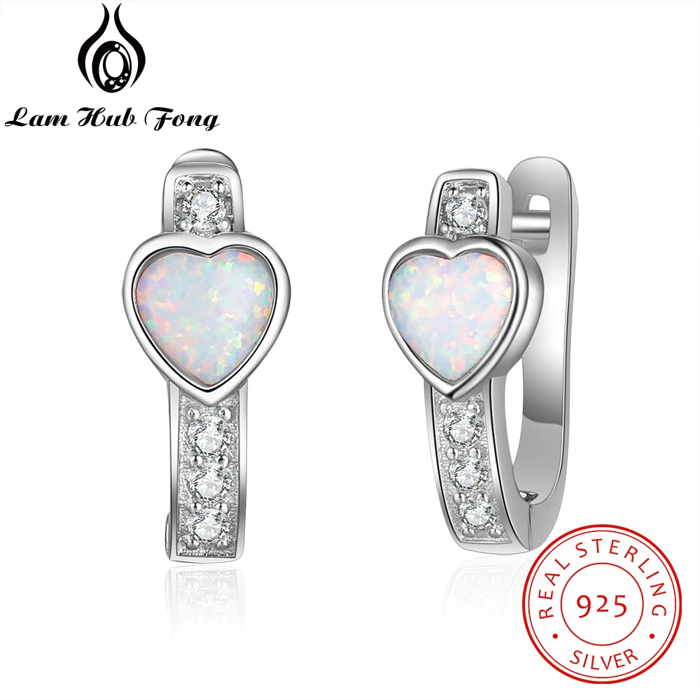 Hoop Earrings for Women 925 Sterling Silver Heart Opal Earrings with Cubic Zirconia Korean Silver 925 Jewelry (Lam Hub Fong)
Hoop Earrings for Women 925 Sterling Silver Heart Opal Earrings with Cubic Zirconia Korean Silver 925 Jewelry (Lam Hub Fong)