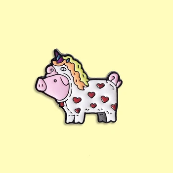 Pig In Unicorn Enamel Dream to Be Honorable Brooch Backpack Clothes Lapel Animal Jewelry Gift for Kids 
Pig In Unicorn Enamel Dream to Be Honorable Brooch Backpack Clothes Lapel Animal Jewelry Gift for Kids