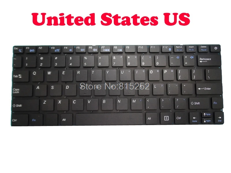 Английская американская клавиатура для Hansung Sparq U33X U34X A35X ForceRecon 13 1317 1307 1357 2350 2350SH 2300