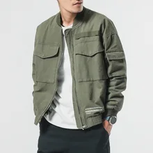 Large Size Jacket Men Japanese Fashion Casual Simple Tooling Jacket Spring/Autumn Big Pocket Baseball Uniform Men Bomber Jacket
Large Size Jacket Men Japanese Fashion Casual Simple Tooling Jacket Spring/Autumn Big Pocket Baseball Uniform Men Bomber Jacket